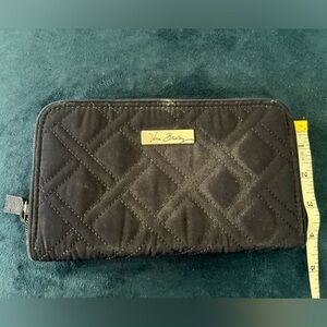 Vera Bradley Black Quilted Clutch